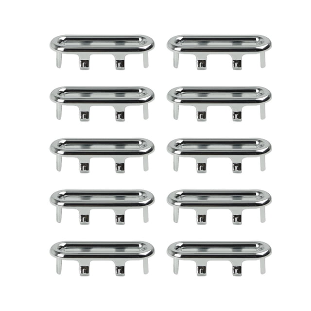 veasfak 10 Pieces Sink Overflow Basin Sink Overflow Cap for Bathroom Kitchen Wash Basin Oval
