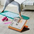 thumbnail image 1 of DYNWAVECA Slant Board Calf Stretching Board with Timing Function Training Equipment Exercise Tilt Ramp 9 Level Adjustable Incline Board Orange, 1 of 10