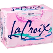 La Croix Berry Sparkling Water, 12 Count (Pack of 12)