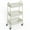 White, variant on SUMELL 4-Tier Rolling Utility Cart, Lockable Casters Metal Shelf, Narrow Space Organizer for Home Kitchen Bathroom, White