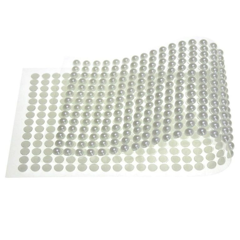 Outus Flat Back Pearl Self-Adhesive Back Pearl Sticker Sheets Assorted size, 700 Pieces