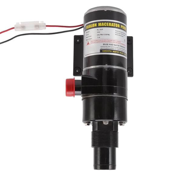 Waste Water Pump, Easy Installation Prevent Clog High Macerator Pump For RV For Toilet 12V,24V