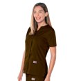 thumbnail image 3 of Landau Women's Scrub Zone Modern Tailored Fit Breathable Fade Resistant 2 Pockets Snap Tunic Scrub, Style 70223, 3 of 5