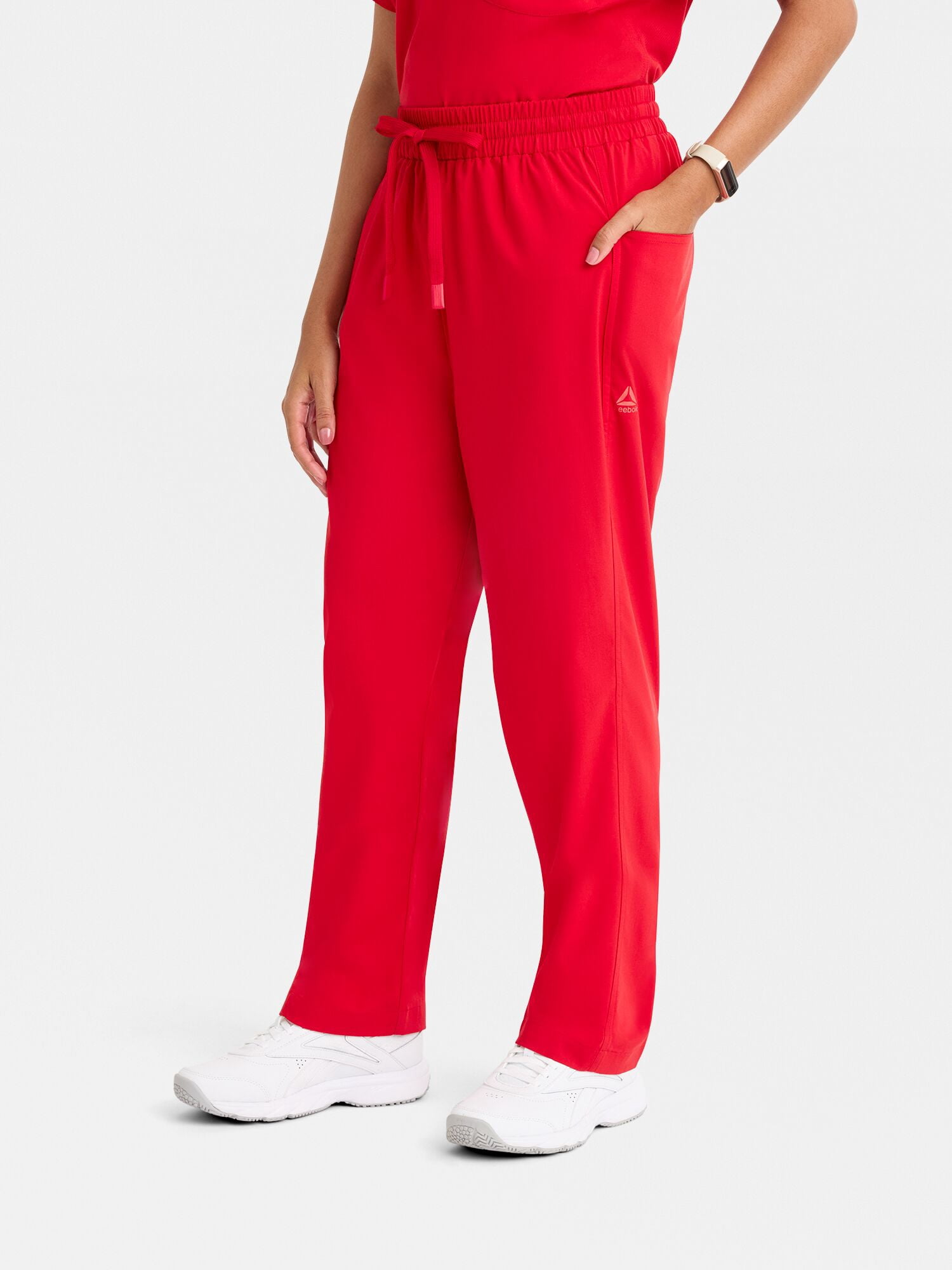 Reebok Women's Tech Comfort 4 Pocket Straight Leg Scrub Pants, 1 Pack, Sizes S - 3XL
