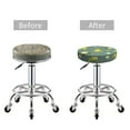 thumbnail image 6 of Lsque Cute Yoga Frogs Round Bar chair cushion covers Velvet Fabric Premium Comfort Protects from Scratches and Stains for 14-17 Inch Chair- 14 inch, 6 of 7