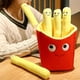 thumbnail image 3 of Plush Toy Emotional Support Smile French Fries Plush Stuffed Toy, Plush Sofa Pillow Car Accessories, Children's Pretend Play Accessories Toys 30cm/11., 3 of 5