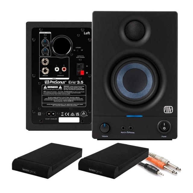 Monitor de estudio PreSonus Eris 3.5 de 3.5 pulgadas con interferencia de RF