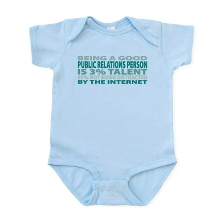 

CafePress - Good Public Relations Person Infant Bodysuit - Baby Light Bodysuit Size Newborn - 24 Months