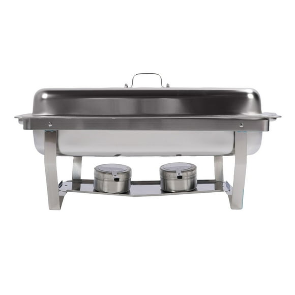 Chafing Dishes Buffet Set, Foldable Heat Preservation Food Warmers, Stainless Steel Buffet Chafing Dish Set, Multifunctional Buffet Warmer for Gathering, Outdoor, Wedding,