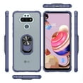 thumbnail image 3 of GSA Invisible Bumper Case w/Ring Stand for LG Aristo 5, Phoenix 5 - Clear/Blue, 3 of 6