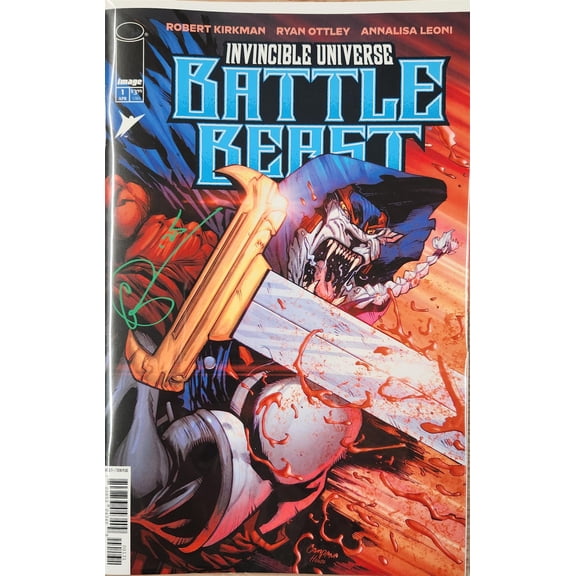 Invincible Uni Battle Beast #1 1st Print JAF Excl Chris Campana **SIGNED Image