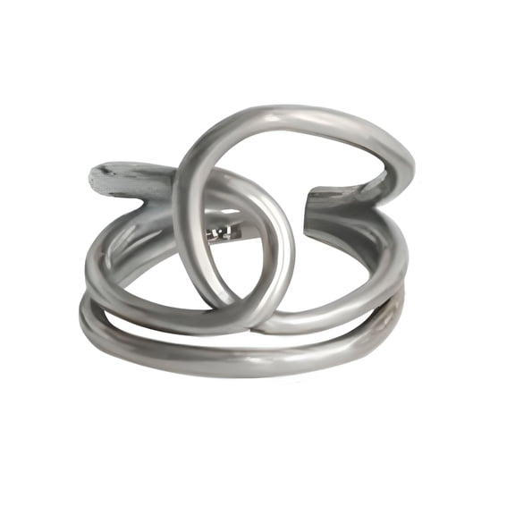 DESIGNICE Knot Thumb Ring 925 Sterling Silver Band and Statement Ring Handmade Ring Statement Rings for Women All Size