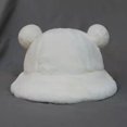 thumbnail image 5 of Sombrero De Pescador Cálido De Piel Sintética De Invierno Para Mujer Blanco JAMW  Sencillez, 5 of 5