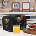 thumbnail image 6 of Haiem Vintage Ornate Skull Print Toaster Covers 2 Slice Wide Slot,Bread Dust Cover & Fingerprint Protection,Bread Machine Cover,Appliance Covers, 6 of 7