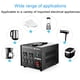 thumbnail image 3 of Transformador convertidor de tensión Anbull 3000W Step Up/Down, 3 of 7