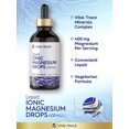 thumbnail image 4 of Liquid Ionic Magnesium 400 mg | 4 oz | Vegetarian, Non-GMO & Gluten Free Supplement | Vital Trace by Carlyle, 4 of 7