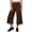 Coffee, variant on Womens Petite Pants High Waist Wide Leg Cotton Palazzo Pants for Women Cropped Trousers for Women Drawstring Cotton Lounge Pants Women Business Casual Outfits