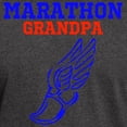 thumbnail image 3 of CafePress - MARATHON GRANDPA T Shirt - Men's Classic Graphic Cotton T-Shirt, 3 of 4