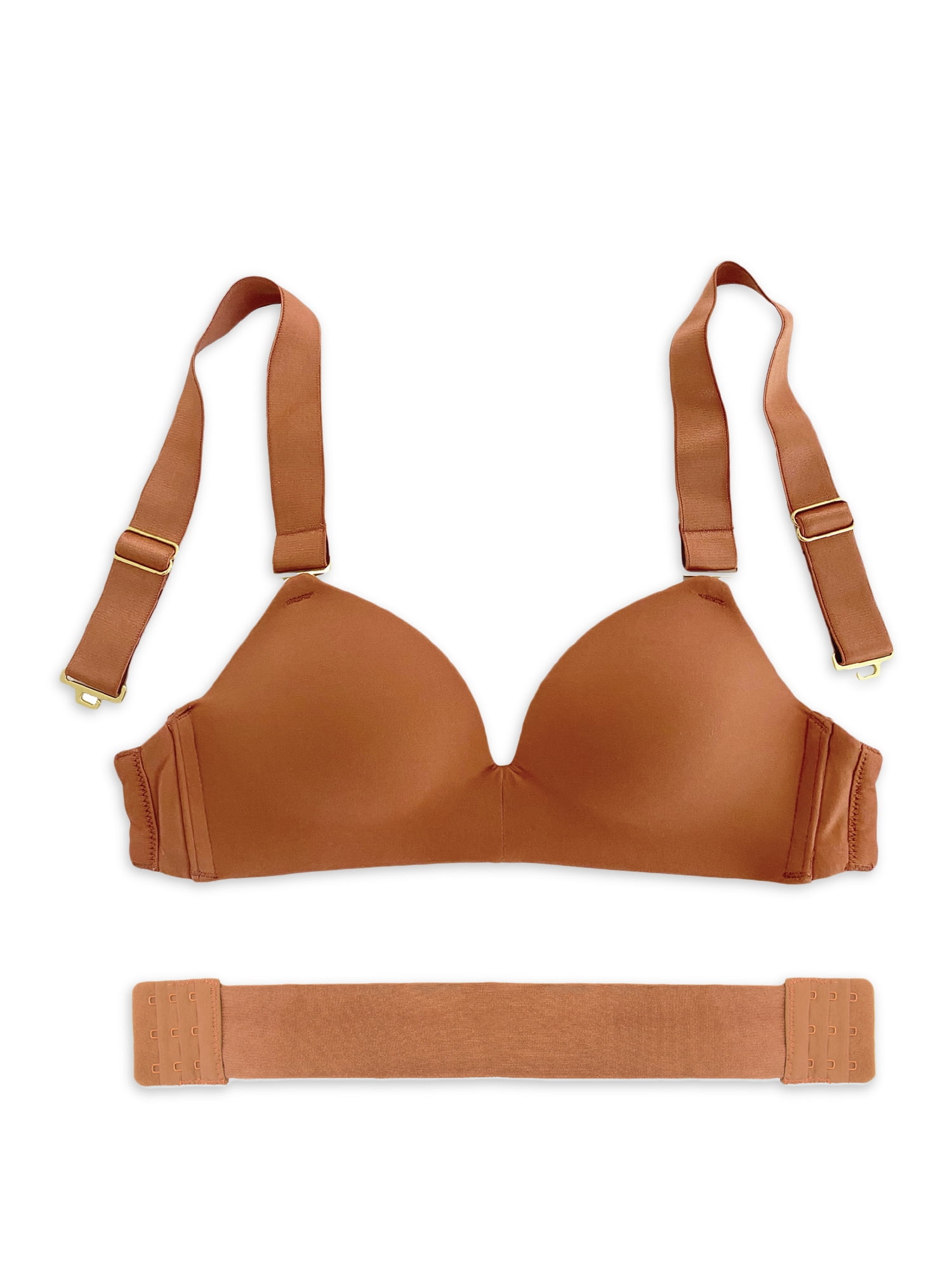 Moulded Wirefree Strapless Bra; Style: TLSWF070 - Latte Brown