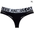 thumbnail image 3 of Malla inconsútil de la tanga femenina hueco hueco impreso con la ropa interior de la cintura baja mini transpirable g-string yoga bragas calzoncillos para la fiesta Negro XL Inevent AP004233-09, 3 of 7