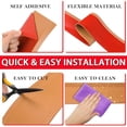 thumbnail image 2 of Vinyl Wall Base Baseboard Molding Trim 6" Flexible Self Adhesive Rubber Wall Base Moulding Trim Peel and Stick Design, 6 Inch x 40 Feet, Yellow Wood, 2 of 6
