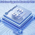 thumbnail image 4 of Auriculares inalámbricos Bluetooth 5.3 Auriculares con pantalla LED de potencia Mini Crystal Auriculares intrauditivos, 4 of 6