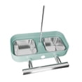 thumbnail image 4 of Almencla Bird Feeder for Cage No Mess Cage Accessory for Small to Medium Birds Parrot Green Square, 4 of 8