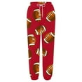 thumbnail image 3 of QQAMB Womens Sweatpant Game Day Football Graphic Print Elastic Waist Drawstring Sweatpants Loose Joggers Pants Red L, 3 of 3