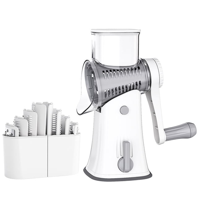 Amdohai Multifunctional Rotary Drum Vegetable Cutter Shredder Slicer Grater Kitchen Tool