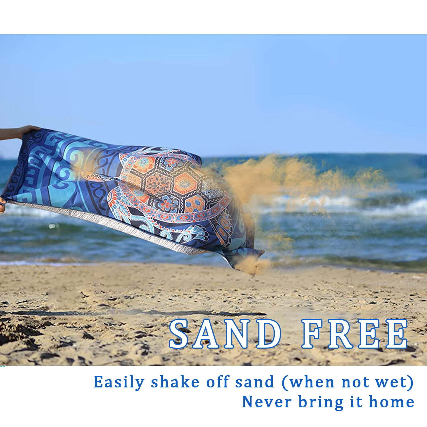 Genovega 4PCS Microfiber Beach Towels, Oversized 72x36, Quick Dry