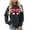 Dark Gray, variant on Valentine Crewneck Sweatshirts Womens Long Sleeve Cute Valentines Day Sweater Pullover Heart Bow Holiday Outfits, L Pink