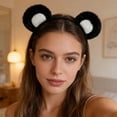 thumbnail image 4 of Uxgjfwu Soft Movable Cute Bear Ear Headband, Fuzzy Funny Design, Decorative Hair Accessory for Festivals, Parties, Celebrations And Photo Use, 4 of 8