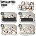 thumbnail image 6 of Xoenoiee Abstract Boho Geometric Art Print 8 Pieces Recliner Sofa Covers Stretch Soft 3 Seats Couch Cover Anti-Slip Sofa Slipcover Furniture Protector with Elastic Bottom for Kids Pet, 6 of 7
