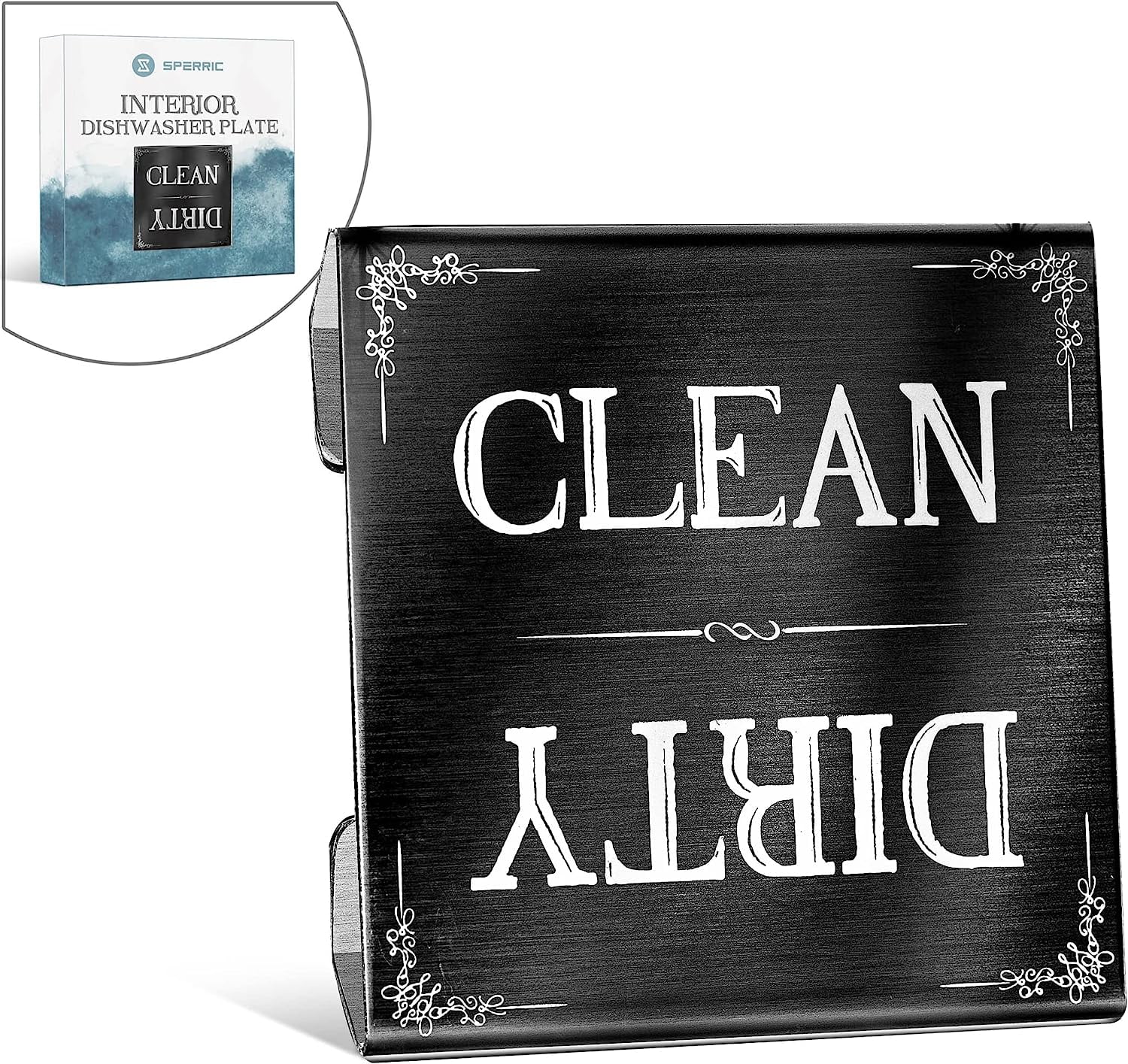 Clean Dirty Dishwasher Sign Stainless Steel Interior Indicator Simply