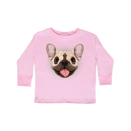 

Inktastic French Bulldog Dog Gift Toddler Boy or Toddler Girl Long Sleeve T-Shirt