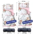 thumbnail image 6 of AOLOA Custom Woodland Nap Mat for Toddlers, Personalized Forest Animal Sleeping Bag with Nap Blanket, Rustic Tree Theme Roll Up Mat for Daycare or Preschool, 6 of 8