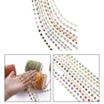 thumbnail image 3 of SPRING 1Meter/roll 6mm Colorful Crystal Beads Beaded Chain Glass Bead KC Gold Necklace Chain Accessories For DIY Jewelry Making Crafts Champagne, 3 of 6