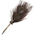 thumbnail image 4 of Antique Feather Ink Pen Set with 5 Replacement Metal Nibbs Calligraphy Writing Quill Pen for Wedding Sign In Creative Office Supplies, 4 of 6