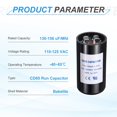 thumbnail image 3 of CD60 Capacitor 130-156 UF/Mfd 110-125 VAC 50/60 Hz for Electric Motor Starting, 3 of 6