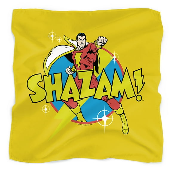 Justice League Shazam! Bolt Bandana (21 in x 21 in)