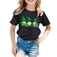 thumbnail image 4 of Girls T Shirts Short Sleeve Summer Crewneck Casual Basic Clothes, 4 of 4