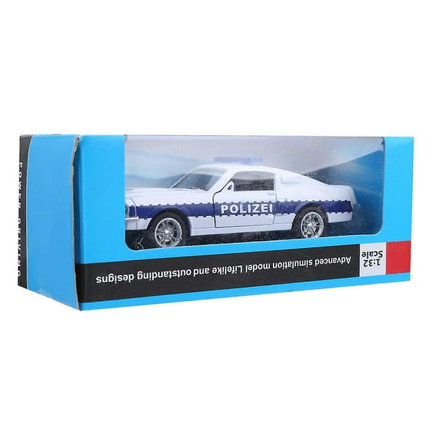 1:32 Alloy Car Model PullBack Children Vehicle Toy Model with Lifght Sound Effect(White )
