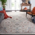 thumbnail image 2 of SAFAVIEH Oregon Einri Floral Area Rug, Grey/Ivory, 6'7" x 6'7" Square, 2 of 8