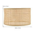 thumbnail image 2 of Shisuyan Rustic Style Lampshade Rattan Weaving Hanging Lamp Cover Lampshade Decor, 2 of 9