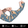 thumbnail image 3 of Balery French Bulldog Yoga Cooling Arm Sleeves for Men & Women – Breathable, Moisture-Wicking Arm Sleeves for Women, Men & Kids, 3 of 8
