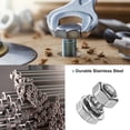 thumbnail image 2 of Uxcell 20-Pack Hex Head Screw Bolt with Nuts Flat & Lock Washers M10x16mm Stainless Steel Bolts Kit Fully Threaded Metric, 2 of 6