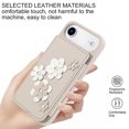thumbnail image 4 of Tianyeda for iPhone Air Case Leather 6.5 Inch Wallet 4Pcs Card Holder Leather Flip Cover Long/Short Lanyards with Stand White, 4 of 5