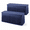 Navy Blue-4FT(2packs), variant on 2 Pack Spandex Tablecloth For 6ft Rectangle Tables Fitted Stretch Table Cover With Skirt Wrinkle Free Washable Elastic Cloth 6 Fo