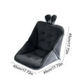thumbnail image 3 of Breathable Memory Foam Seat Cushion 16x16x1in Coccyx Relief Non-Slip Base Office Chair Pad Moisture Wicking, 3 of 6