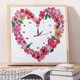 thumbnail image 4 of Cuadros Decorativos Reloj de diamantes de flores 5D, artesanía de taladro de cristal parcial de forma especial DIY para el hogar Ehuebsd Nuevos Originales, 4 of 7